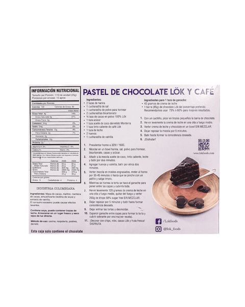 Cobertura de chocolate 58% cacao sin azúcar 250g