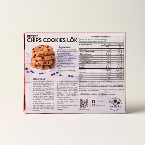 Chips de chocolate 60% cacao 250g