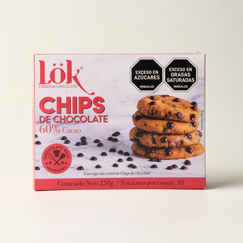 Chips de chocolate 60% cacao 250g