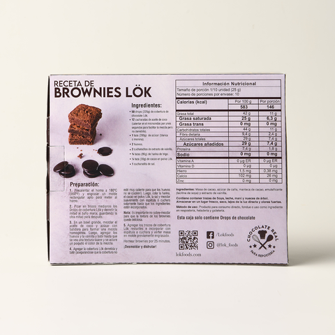 Cobertura de chocolate 70% cacao 250g
