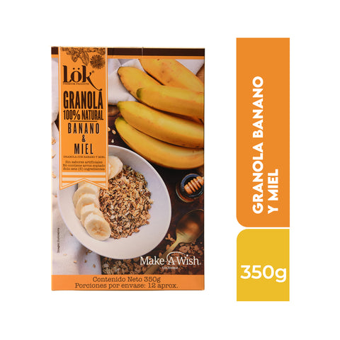 Granola con Banano y Miel 350g