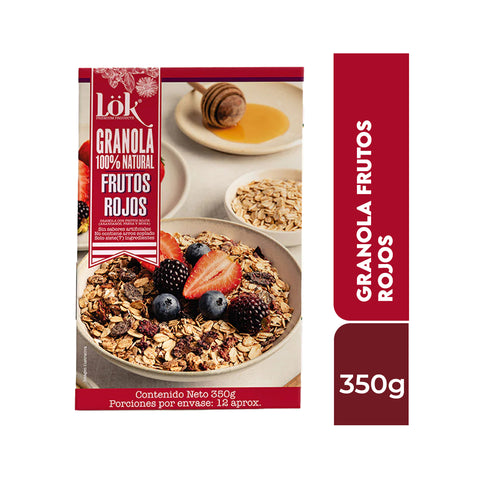 Granola con Frutos Rojos 350g