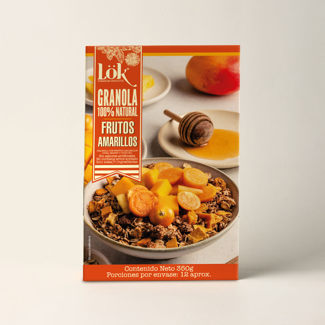 Granola con Frutos Amarillos 350g– LÖK Foods