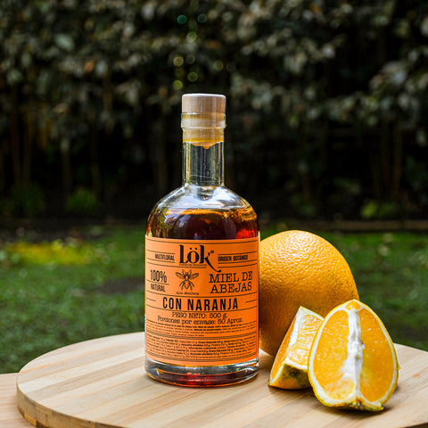 Miel de Abejas 100% Natural con Naranja 500g