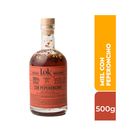 Miel de Abejas 100% Natural con Peperoncino 500g