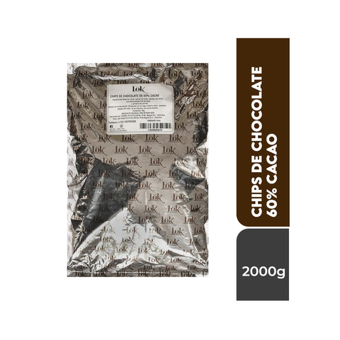 Chips de chocolate 60% cacao 2kg